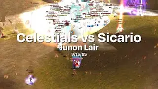 Celestials vs Sicario | Junon Lair (9/15/25) | Wish Rose Online