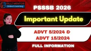 Psssb update 2026 | Psssb Clerk Update | Gillz Mentor