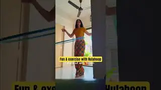 No rush. Just rhythm, breath & my hoop 🌀Slow flow &bull; Deep focus &bull; Pure movement with Niilam suthaar