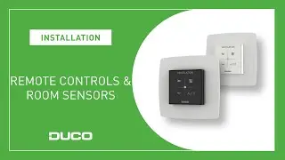 Installation - Remote controls & room sensors