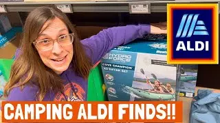 Run Don't Walk- Camping ALDI Finds!! Pop Up Camping
