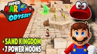 Super Mario Odyssey: #02 - Reino da Areia | 7 Power Moons Coletadas / Android Gameplay 