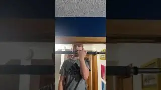 Mav doing pull-ups