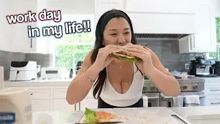 WORK DAY IN MY LIFE + Luxury Gift Bag Unboxing!! AAPI GALA!