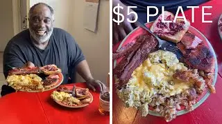 Big Breakfast Done Right &ndash; Bacon, Eggs, Ham, Toast & Hashbrowns!