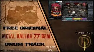 Free Original Metal Ballad Drum Track - 77 BPM (FREE DOWNLOAD)