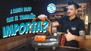 Compresor de 9 litros Daewoo. Unboxing, Review y test. 