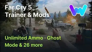 Far Cry 5 Trainer +28 Mods (Unlimited Ammo, Ghost Mode & 26 More)