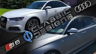 We Wrapped an Audi S6 in Matte Metallic Gunmetal! - Complete Color Change