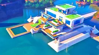 Lego Fortnite: How to build a Floating Island House in the Desert with Supernova Academy