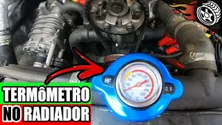 Tampa de Radiador com TERMOMETRO funciona? - Gadget Automotivo - Milan Dark