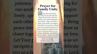 Stronger Together - A Powerful Prayer for Family Unity #dailyprayer #prayer #pray #god #verse365