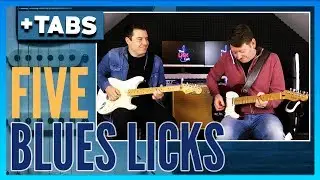 Different Blues Guitar Licks | [WITH TABS]