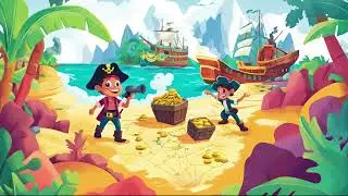 🏴&zwj;☠️ Treasure Quest | Fun Adventure Song for Kids 🎶✨