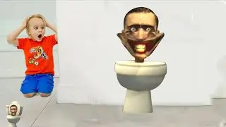 Chris Takes the Ice Cream Challenge with Mom Vs skibidi toilet | funny logo effect by skibidi 
