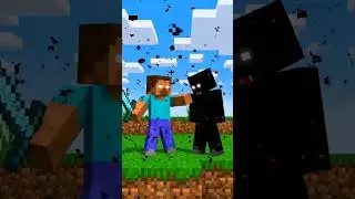 evil black herobrine dead #viral #shorts