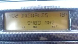 FM Bandscan - Winter Hill, England (facing West)