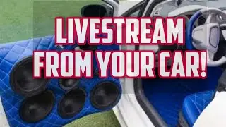 How I set up clean live stream audio recording in my car
