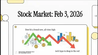📈Stock Market: Record High to Tech Sell-off! Is the AI Bubble Bursting? Feb 3, 2026