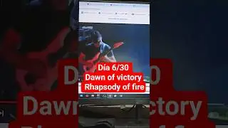 d&iacute;a 6/30 Dawn of victory Rhapsody of fire #reto #music #fyp #viral #musica