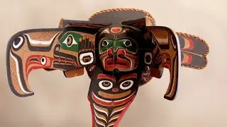 Sea Eagle Transformation Mask by Master Carver Calvin Hunt