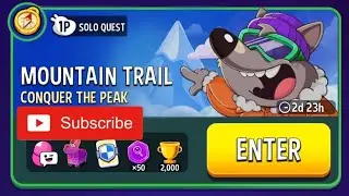Mountain trail solo challenge / solo quest 38 / match masters / conquer the peak 