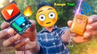 Range Test DC 12V 1CH CHANNEL WIRELESS RF REMOTE CONTROL SWITCH💥 system 💥💣🔥💥#ematch #remote