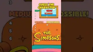 Guess the SIMPSONS Character! PART 2! 10 Characters from Easy to Impossible! #SimpsonsQuiz #quiz