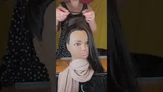 Classic Vintage Ballerina Updo With A Braid Crown & Bangs (Part 2)