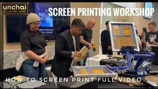 Screen Print Your Own T-Shirt / Clothes / Bag Workshop ( Unchai ) 