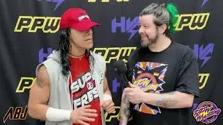 ABJ Backstage at PPW Melt Down with Adrien Soriano 