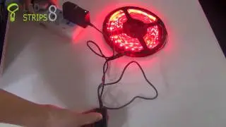 How to wire 12V,1A Plug in Power Supply with Switch