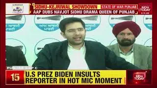 Navjot Singh Sidhu Vs AAP War Over 'Fake Survey' Claim | Punjab Polls 2022 | India Today