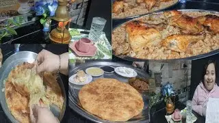 روتين يوم الجمعة في البرد واكلة تدفي واسهل طريقة للفطير 