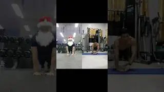 SANTA PUSHUP CHALLENGE #fitnessfeats #tiktok #tiktokph #chestworkout #pushupvariation #chestexercise
