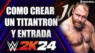 JON MOXLEY | Como crear un Titantron y Entrada en WWE 2K24 | Tio Phenomenal