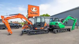 Why Is This Kubota KX080 Excavator Green?