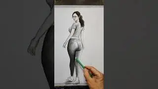 This Girl Drawing Will Amaze You 😲 #shorts #go2goart #explore