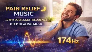 PAIN RELIEF MUSIC | Deep Healing Sleep Music based on Solfeggio Frequencies| 174 Hz | Adhite Seth
