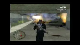 gta san andreas CJ fight with police