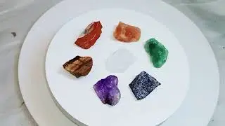 7pcs Natural Rough Chakra Stones Set (1.5-2.3cm) HC100