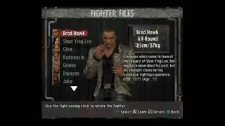 Urban Reign PS2 All Character Bios + Zooming In/Taunt Quotes