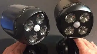 YoungPower LED  Motion Sensor Security Spotlights Battery-Operated