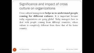 CULTURAL DIMENSIONS