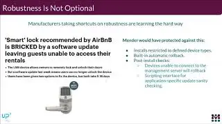 Secure and Robust OTA Updates with UP and Mender.io