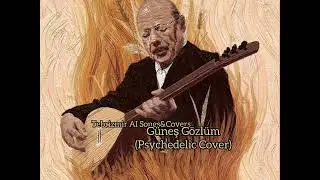 Güneş Gözlüm | Psychedelic Cover #neşetertaş #cover #ai #music #rock