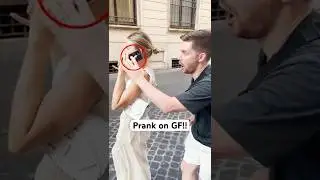 Розыгрыш iPhone над девушкой 😲 #искусство #рим