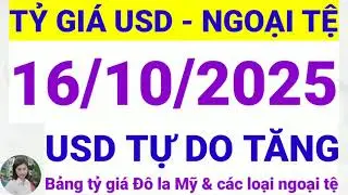 USD exchange rate - Foreign currency today October 16, 2025 || US Dollar exchange rate today Octo...