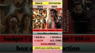 vettaiyan vs coolie movie box office collection | coolie collection #vettaiyan #coolie