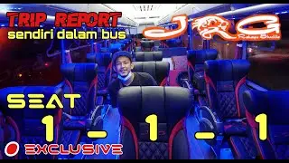 TRIP REPORT PERDANA ( PO. JRG ) BUS SUPER MEWAH Seat 1-1-1 Pertama di SUMATERA
